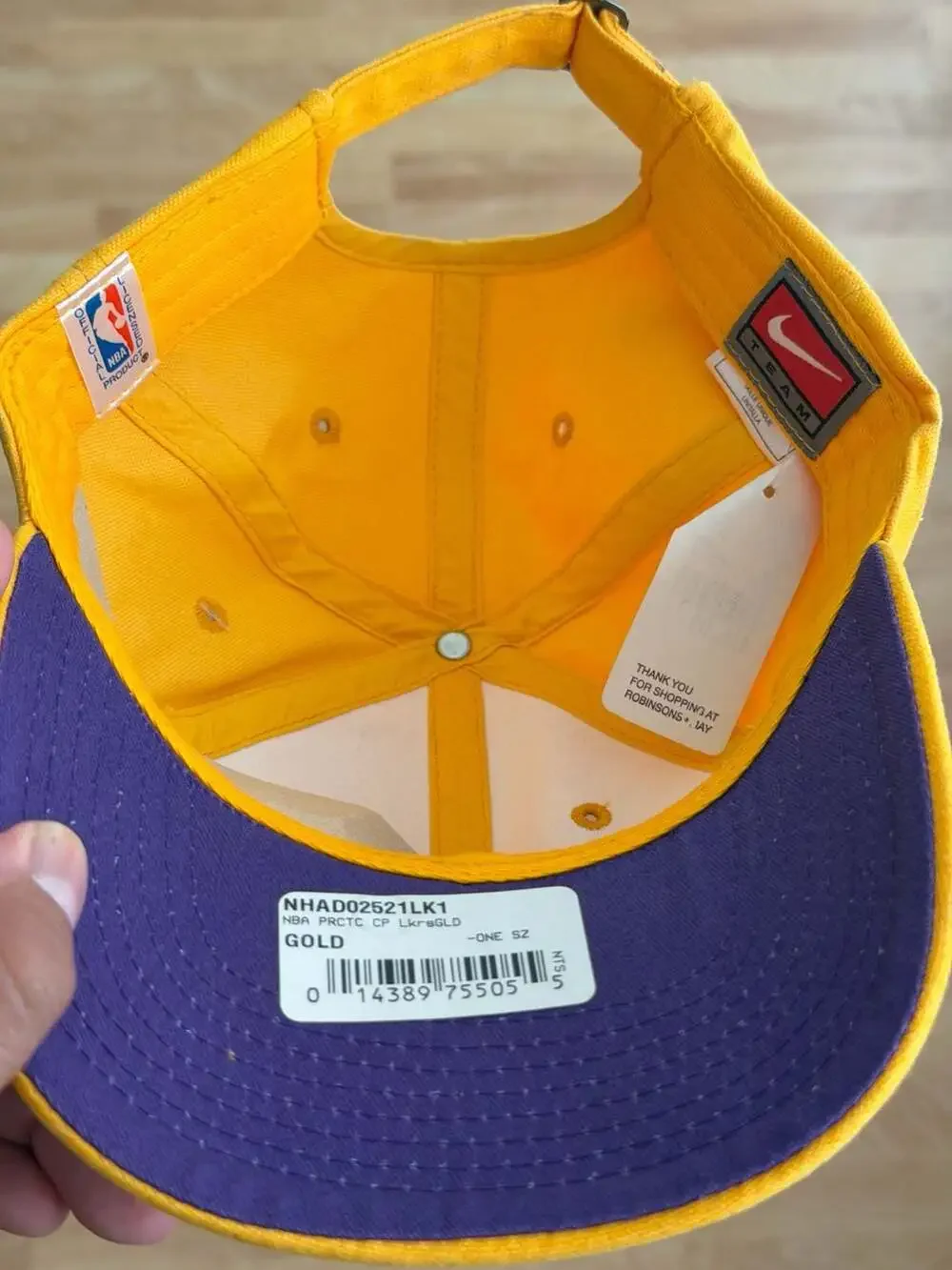 Nike Los Angeles Lakers NBA Practice Cap Hat
